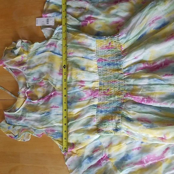 Anthropologie Voile Watercolor Midi Maxi Dress - Picture 9 of 11